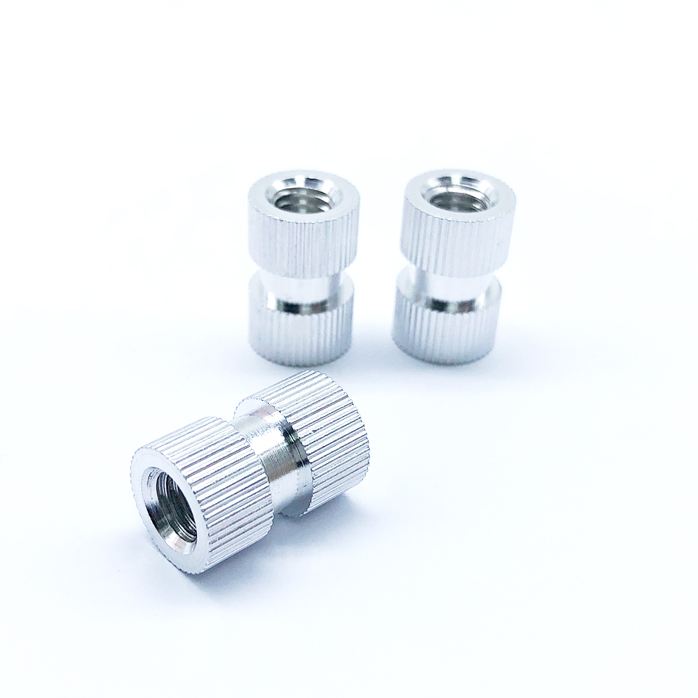 Embedded Nut with Embossed Inlay